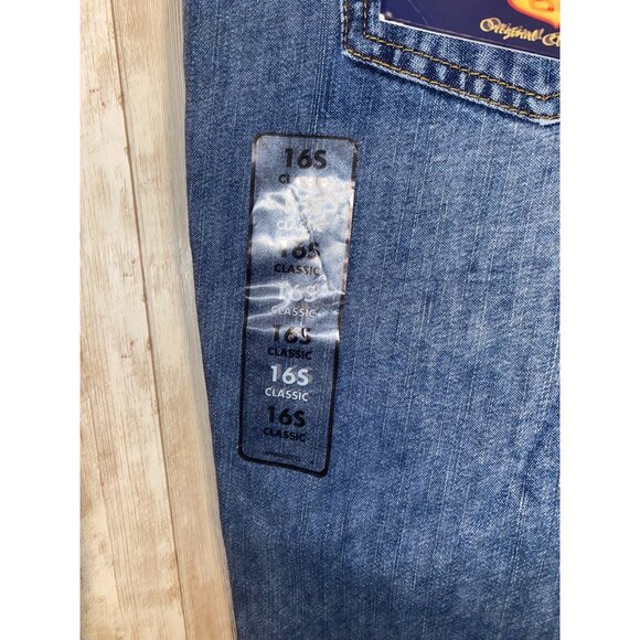 Women's Route 66 Classic Fit Denim Blue Jeans Size 16S Short NWT High Rise - Picture 7 of 11